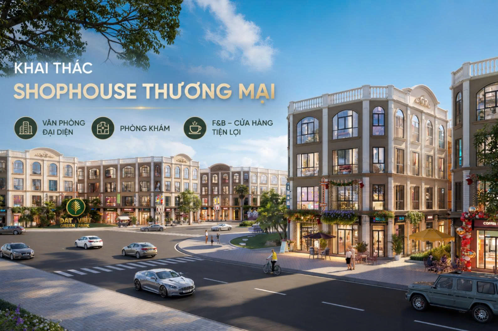 Khai thác Shophouse thương mại